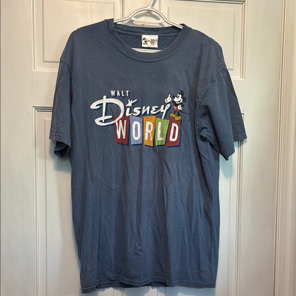 Disney Other - Disney Blue Graphic Tee with Mickey Mouse